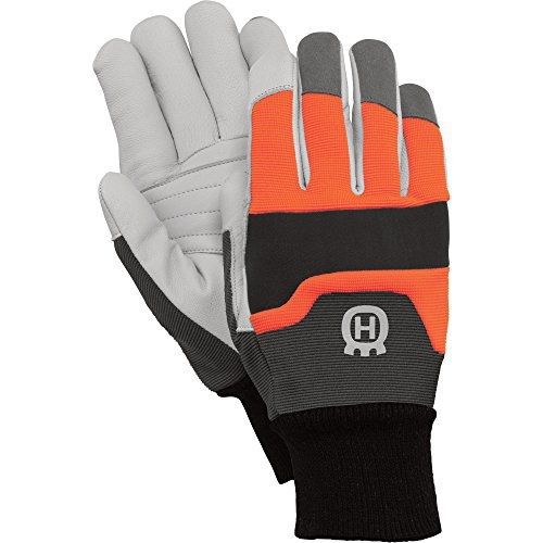 Husqvarna forest chain saw gloves - large, model# 579380210 for sale