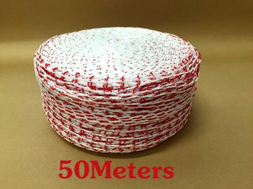 TRUNET MEAT NETTING 180/24 ROAST RED &amp; WHITE CLASSIC ROLL 11310 - 50M