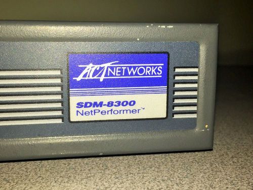 Act networks sdm-8300 /e netperformer frame relay network access device for sale