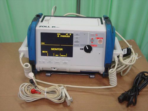 Zoll m monophasic 3 - 12 lead ecg with paddles for sale