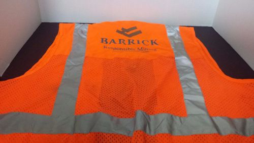 Cornerstone BARRICK GOLD MINE ANSI CLASS 2 Reflective Visibility Safety Vest XL