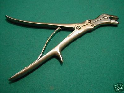Rongeur Curved/Duckbill Stille Angled Forceps Crimper Instrument Ronguer Pliers