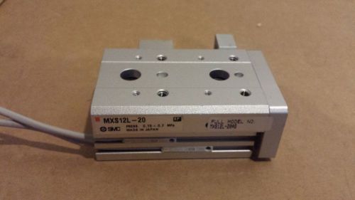 SMC MXS12L-20 Guided Double Rod Pneumatic Linear Actuator