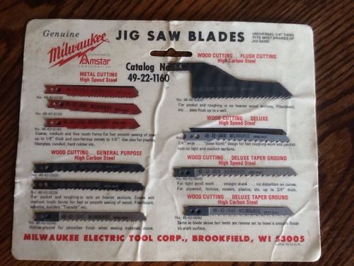 10 new Jig Saw Blades  Milwaukee Amstar  No 49-22-1160