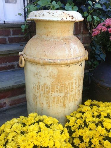 VINTAGE LARGE COOPERDALE DAIRY BROOKLYN MILK CONTAINER PAIL