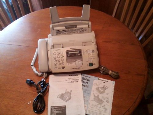 Panasonic kx-fp80 fax machine for sale