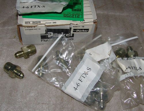 Parker 4-6 FTX-S hydraulic fittings