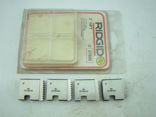 (4) RIDGID HIGH SPEED UNIVERSAL DIE CUTTING DIES 2 &#034; NPT