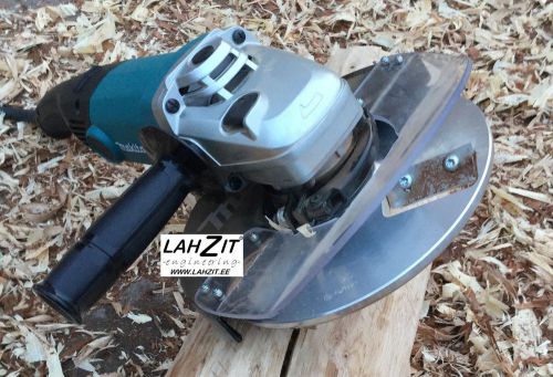 Debarker (log peeler) Lahzit D220 PLR with lightweight Makita grinder