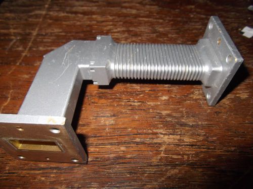 RADIO WAVE GUIDE WITH FLEX AND NON FLEX ANGLE 4.1/2&#034; X3&#034; WITH 3/8 X 7/8 OPENING