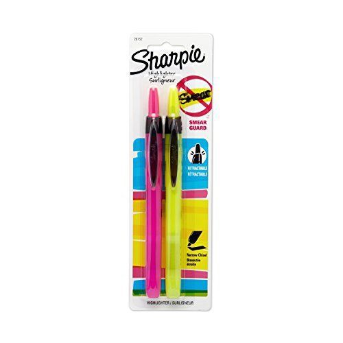 Sharpie Accent Pen-Style Retractable Highlighters, 2 Pack28152