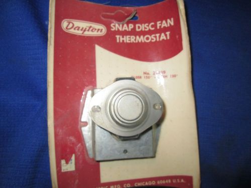 Dayton Snap Disc Limit Thermostat 2E249 close150  open at 130 degrees surplus
