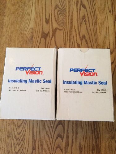 Lot of 2 NEW Perfect Vision PV2665 10&#039; x 6.5&#034; Adhesive Bishop Tape