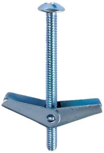 L.H. Dottie TB385 Toggle Bolt, Mushroom Head, Slotted, 3/8-Inch-16 TPI by 5-Inch