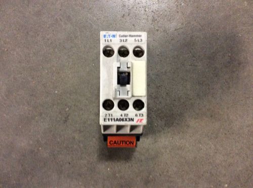 Cutler-Hammer E111A06X3N Contactor 24VDC ONLY
