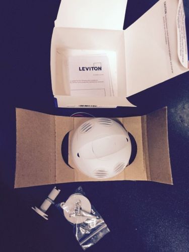 LEVITON OSC20-U0W Occupancy Sensor, Ultra, 2000 sq ft, White