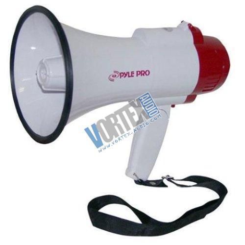 New pyle pmp35r professional pro megaphone/bullhorn + siren and voice recorder for sale
