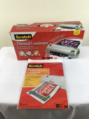 Scotch Thermal Laminator Machine 2 Roller System Home Office Laminating Settings