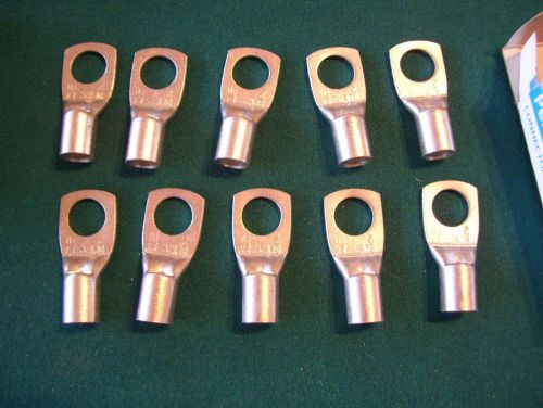 (10) - #2 copper 1-hole electrical crimp lugs - penn-union bly2c-l4 for sale