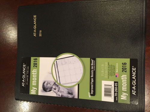 AT-A-GLANCE 2016 Monthly Planner 8.5&#034; x 11&#034; - BRAND NEW (70-260-05)
