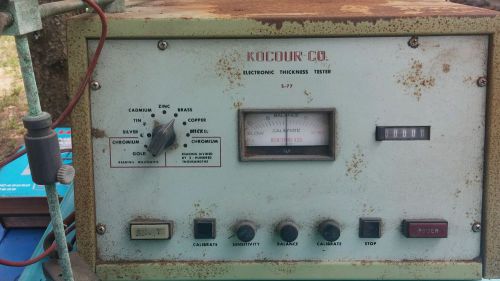 Kocour  Electronic Thickness Tester S-77, power light comes on. sold as parts