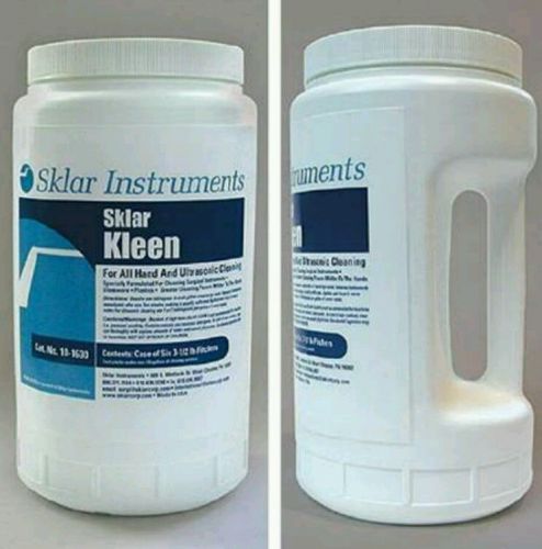 Sklar Kleen Detergent Powder, 3.25lb Pitcher, for Ultrasonic Cleaners