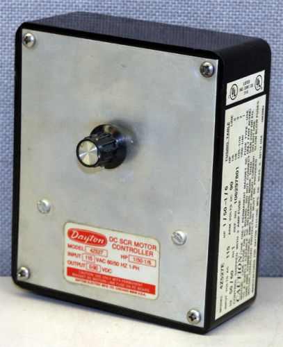 Dayton Electric Mfg. Co. 4Z527 DC SCR Motor Controller