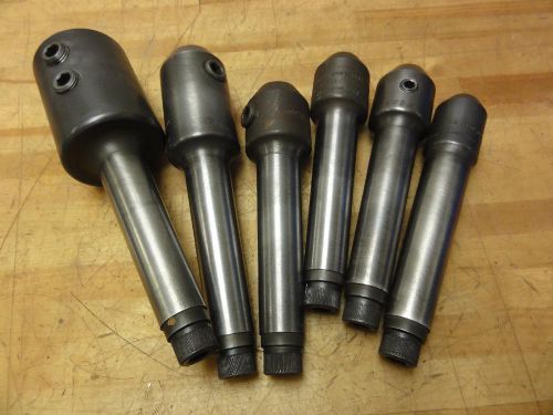 NICE LOT (6) WELDON #9 Taper Brown and Sharpe B&amp;S #9 Taper End Mill Holders