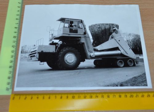 Belaz for the transport of iron 197? Factory Photo Soviet Russian