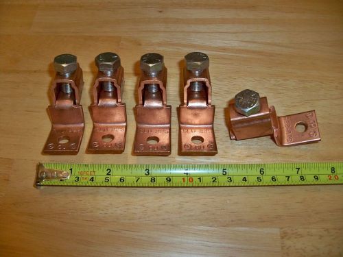Lot of 5++ -- **slu 225 cu  2-4/0 pu**  -- copper terminal lugs -- new for sale
