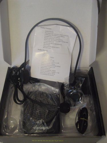 Croove rechargeable voice amplifier, with waist/neck band &amp; belt clip, 20w for sale