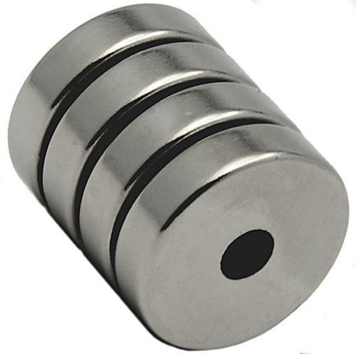 20 x 5 x 5mm Rings - Neodymium Rare Earth Magnet, Grade N48