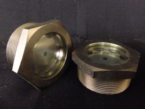 Oil sight glass 2 inch npt with reflector for sale