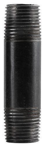 LDR Industries LDR 302 12X12 Galvanized Pipe Nipple, Black, 1/2-Inch X 12-Inch