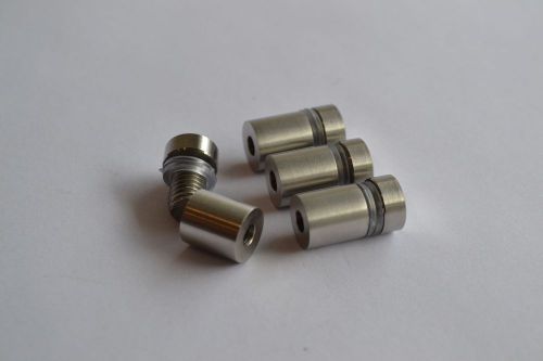 Satin finish stainless steel standoff 1/2&#034; x 1/2&#034;  pack of (4) for sale