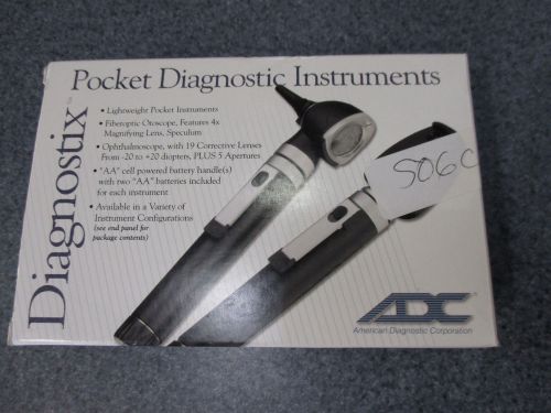 American diagnostic corp diagnostix otoscope opthalmascope set for sale