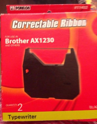 ONE Porelon Correctable Typewriter Ribbons for Brother AX Series, AX1230, 11402