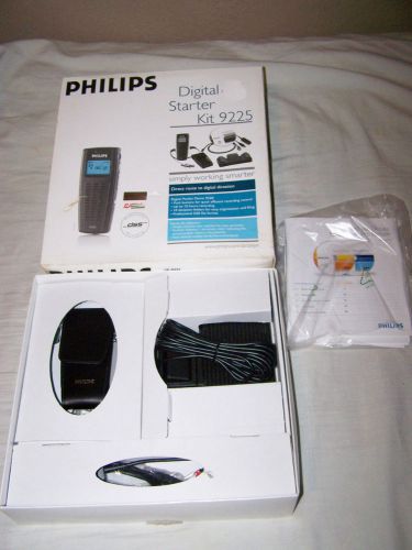 Philips Digital Starter Kit 9225 Speech Magic Pro Digital Transcription Recorder