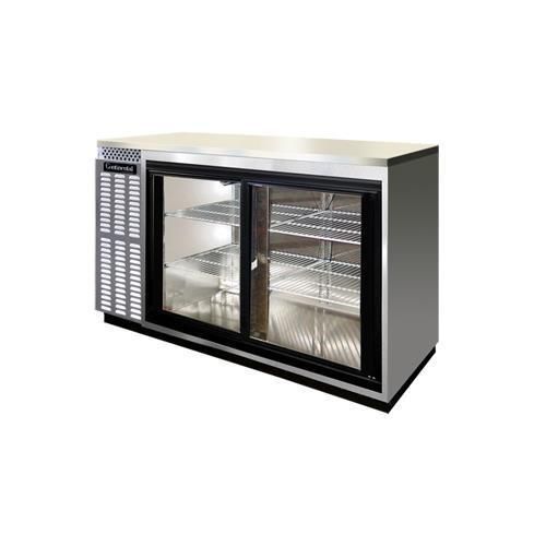 Continental Refrigerator BBUC69S-SS-SGD Back Bar Cabinet, Refrigerated