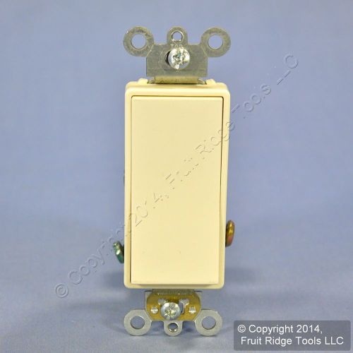 Leviton scratched almond decora rocker wall light switch 3-way 20a bulk 5623-2a for sale