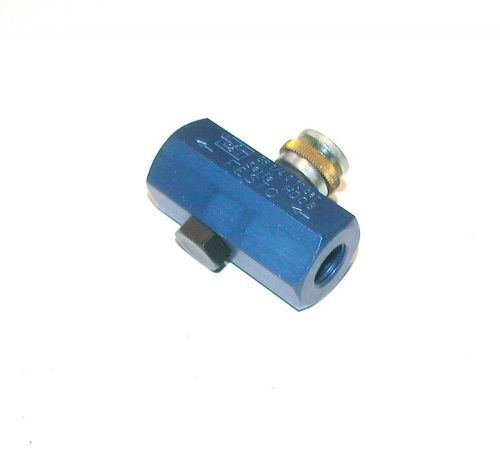 Festo  gr1/40   flow control valve  10 bar 1/4 npt for sale