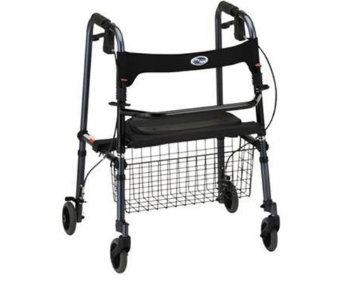 Cruiser De-light Folding Walker, Blue, Free Shipping, No Tax, Item 4010BL