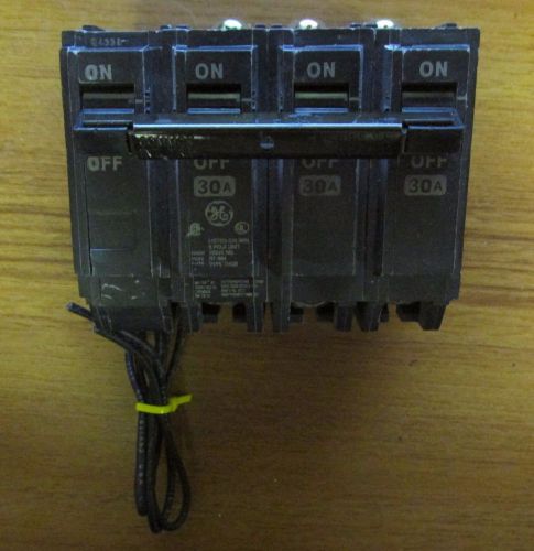 GENERAL ELECTRIC 30 Amp 3 Pole BREAKER THQB32030 WITH TQST1 SHUNT    P-102A