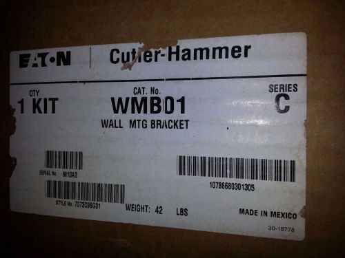 Cutler Hammer WMB01 Series C - Wall mount brackets
