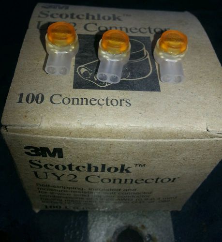 (100) 3m scotchlok uy2 connector ****free shipping from u.s.**** for sale