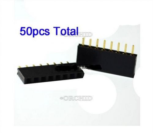 50pcs 8p 8pin single row female pin header #540665
