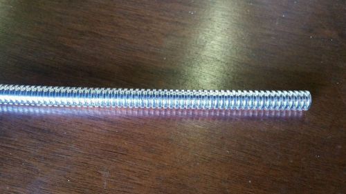 10mm 1/4&#034; Diameter crome Flexible Corrugated Tube Pipe Hose Tubing 1.5 feet long