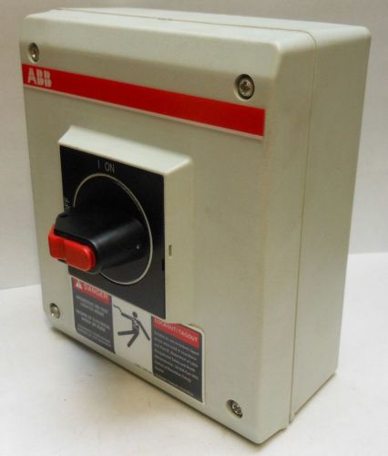 Abb type nf 3 pole non-fusible disconnect switch nf16e-3pbjb nnb for sale