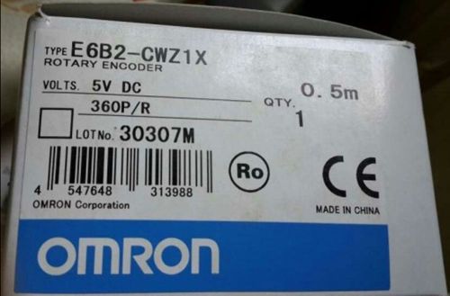 1PC OMRON  rotary encoder E6B2-CWZ1X 360P/R 5V DC 0.5m  NEW In Box