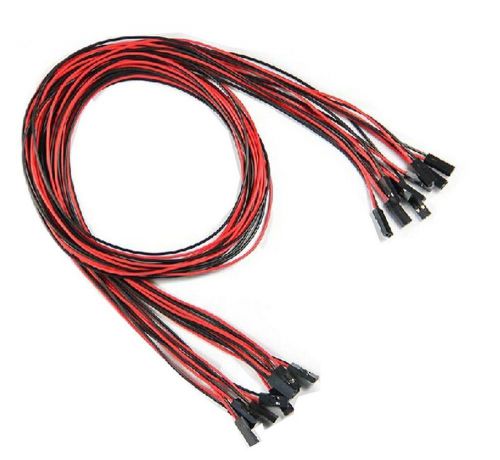 2Pcs 70cm 2Pin Cable set Female-Female Jumper Wire for 3D Printer Reprap